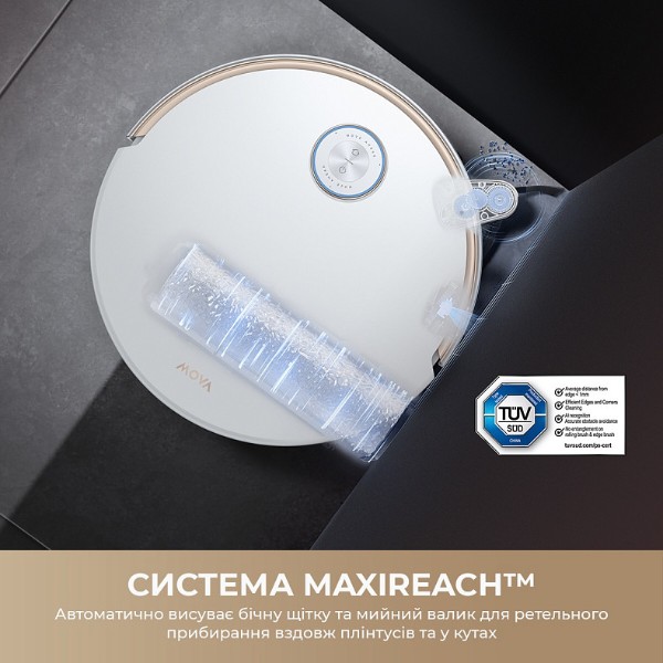 Фото - Робот-пилосос миючий Mova S70 Ultra Roller Black (RLZ52EE-Bl)